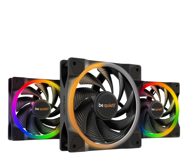 be quiet! Light Wings 120 PWM high-speed ARGB T Pack 3x120mm - 699458 - zdjęcie